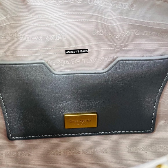 Kate Spade Sweet Treats Festive Pleated Small Barrel Bag In Starlight Silver - Picture 11 of 16